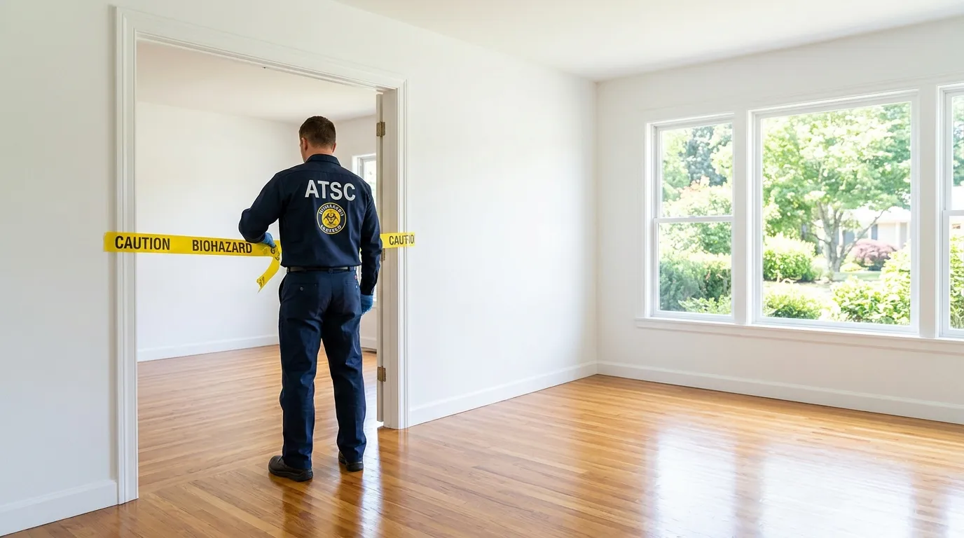 Certified biohazard cleanup crew performing Crime Scene Cleanup in Northville