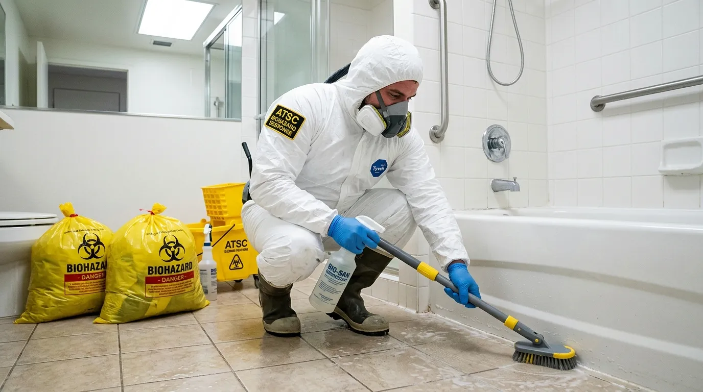 Decontamination equipment deployed for Blood Cleanup in Northville